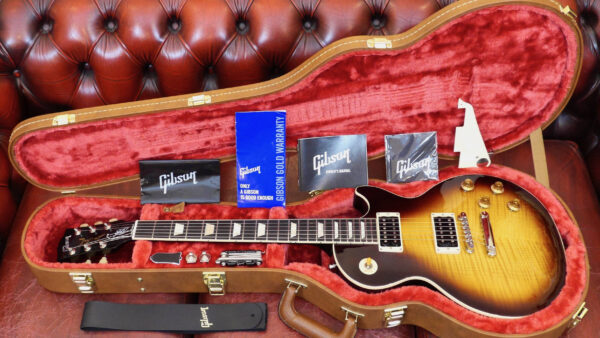 Gibson Slash Les Paul Standard 2021 November Burst + CD autografato LPSS00NVNH1 Made in Usa