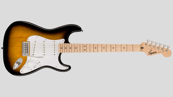Squier by Fender Sonic Stratocaster 2-Color Sunburst 0373152503 con custodia Fender in omaggio