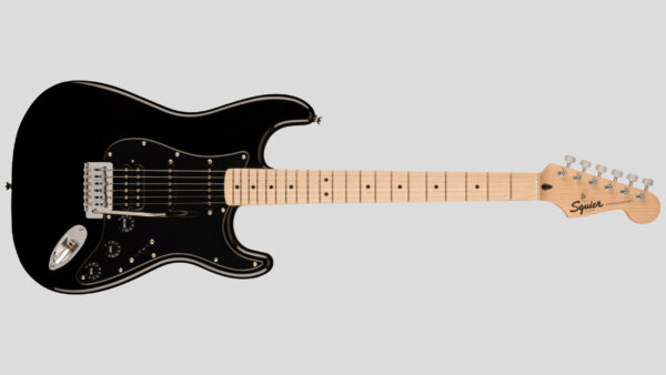Squier by Fender Sonic Stratocaster HSS Black 0373203506 con custodia Fender in omaggio