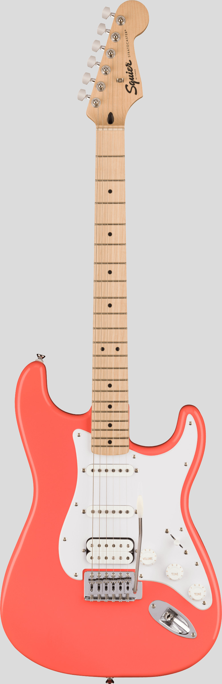 Squier by Fender Sonic Stratocaster HSS Tahitian Coral 1