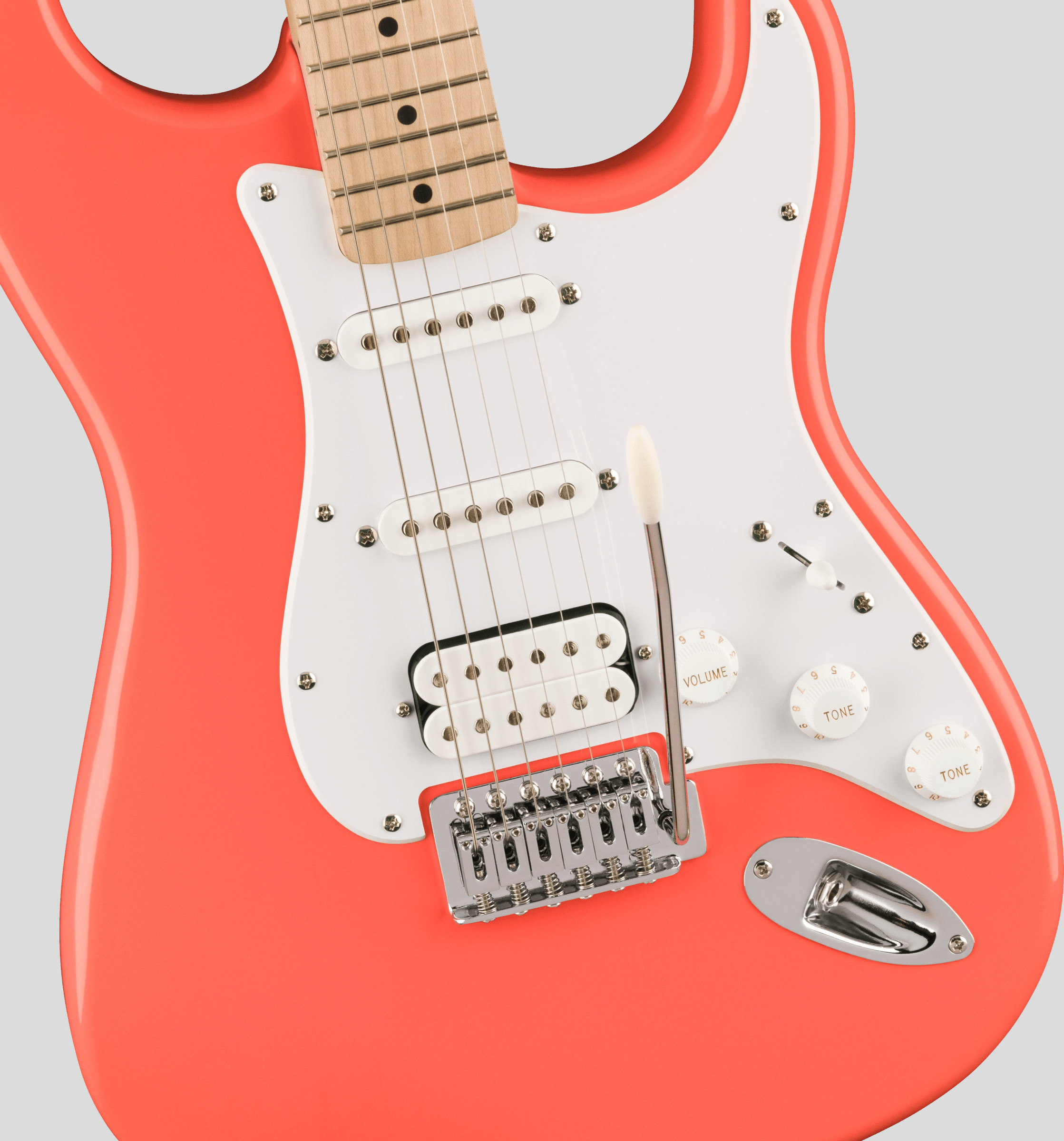 Squier by Fender Sonic Stratocaster HSS Tahitian Coral 4