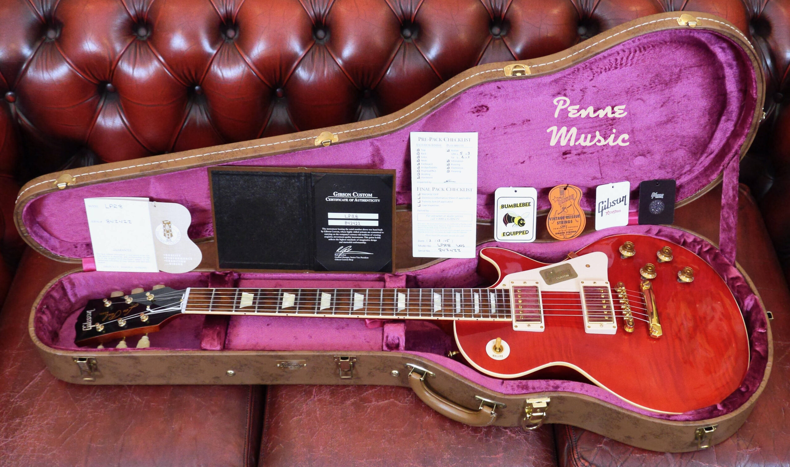Gibson Custom Shop M2M 1958 Les Paul Standard Reissue 13/03/2015 Sweet Faded Cherry VOS 1