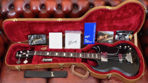 Gibson SG Standard Bass 16/07/2018 Ebony BASG19EBCH1 Made in Usa inclusa custodia rigida Gibson