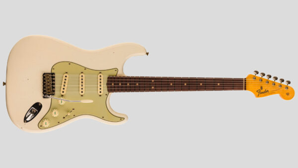 Fender Custom Shop Time Machine 1964 Stratocaster Aged Olympic White Journeyman Relic 9235001578