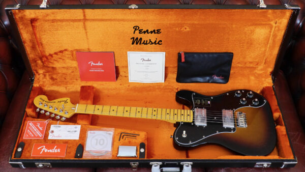 Fender American Vintage II 1975 Tele Deluxe 3-Color Sunburst 0110332800 inclusa custodia rigida