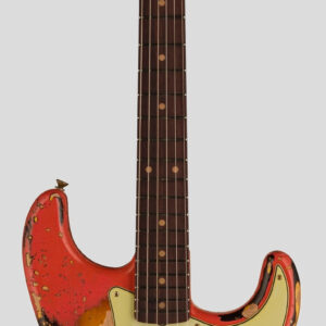 Fender Custom Shop Limited Edition 1961 Bone Tone Stratocaster Aged Fiesta Red over 3-Color Sunburst SHR 1