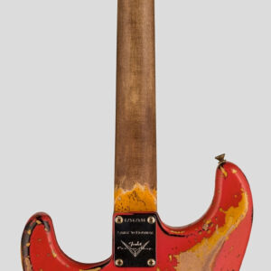 Fender Custom Shop Limited Edition 1961 Bone Tone Stratocaster Aged Fiesta Red over 3-Color Sunburst SHR 2