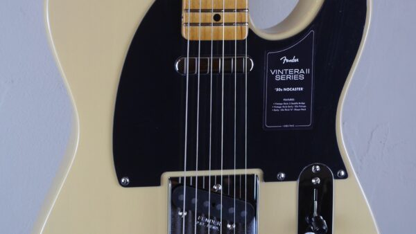 Fender Vintera II 50 Nocaster Blackguard Blonde 0149042368 inclusa custodia Fender