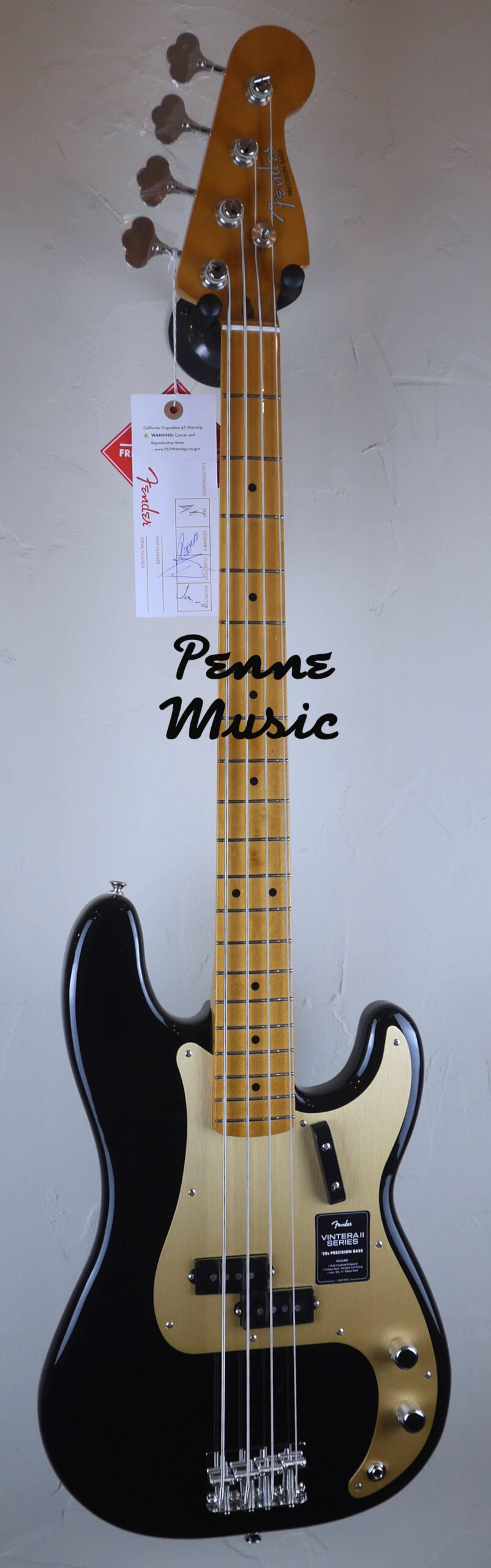 Fender Vintera II 50 Precision Bass Black 1