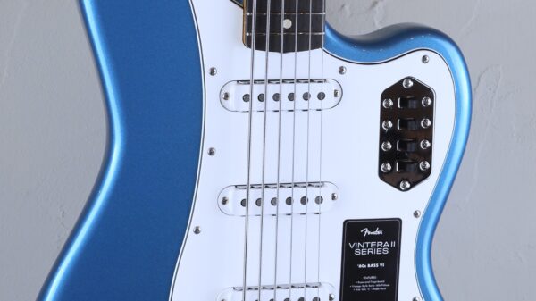 Fender Vintera II 60 Bass VI Lake Placid Blue 0149240302 inclusa custodia Fender