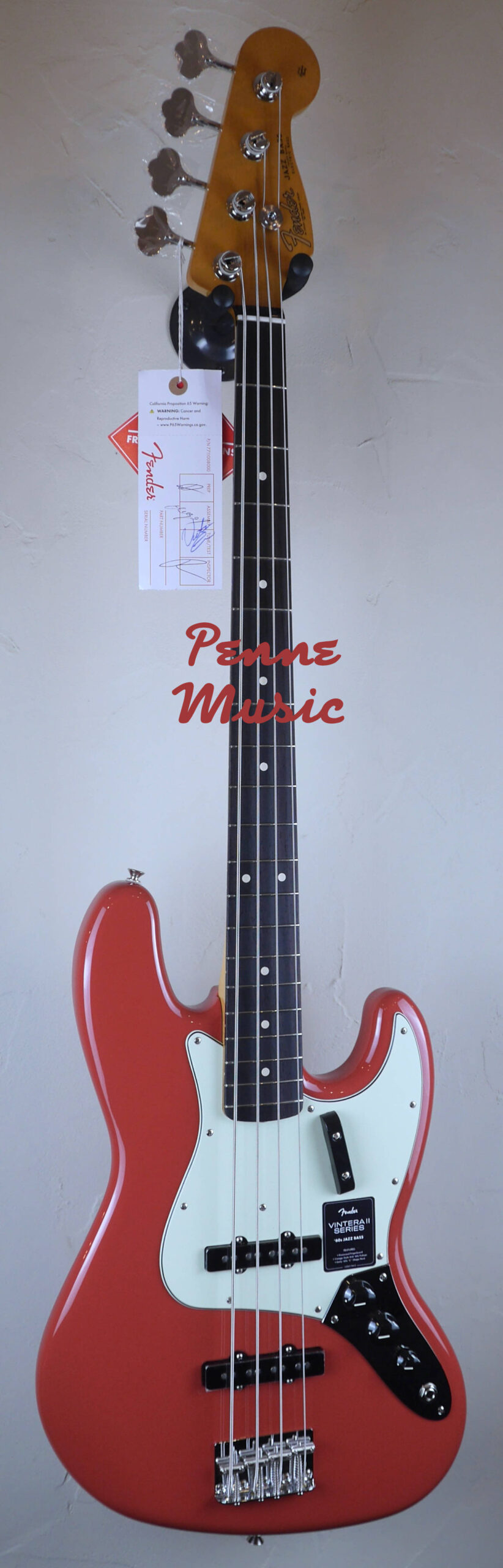 Fender Vintera II 60 Jazz Bass Fiesta Red 1