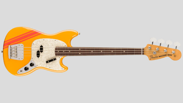 Fender Vintera II 70 Mustang Bass Competition Orange 0149260339 inclusa custodia Fender