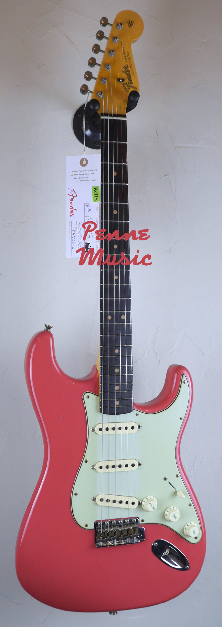 Fender Custom Shop Time Machine 1964 Stratocaster Faded Aged Fiesta Red J.Relic 2