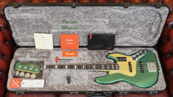 Fender Limited Edition American Ultra Jazz Bass Ebony Fingerboard Mystic Pine Green 0199020716