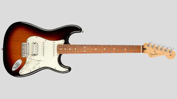 Fender Player Stratocaster HSS 3-Color Sunburst PF 0144523500 con custodia Fender in omaggio
