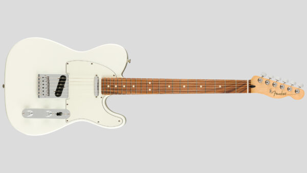 Fender Player Telecaster Polar White PF 0145213515 con custodia Fender in omaggio