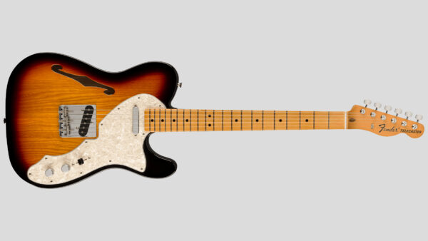 Fender Vintera II 60 Telecaster Thinline 3-Color Sunburst 0149062300 inclusa custodia Fender