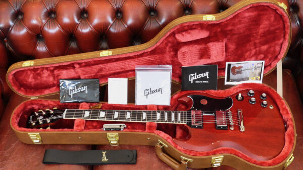 Gibson SG Standard 61 03/10/2022 Vintage Cherry SG6100VENH1 Made in Usa inclusa custodia rigida