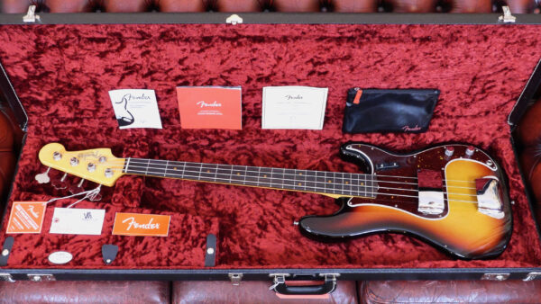 Fender American Vintage II 1960 Precision Bass 3-Color Sunburst 0190160800 inclusa custodia rigida