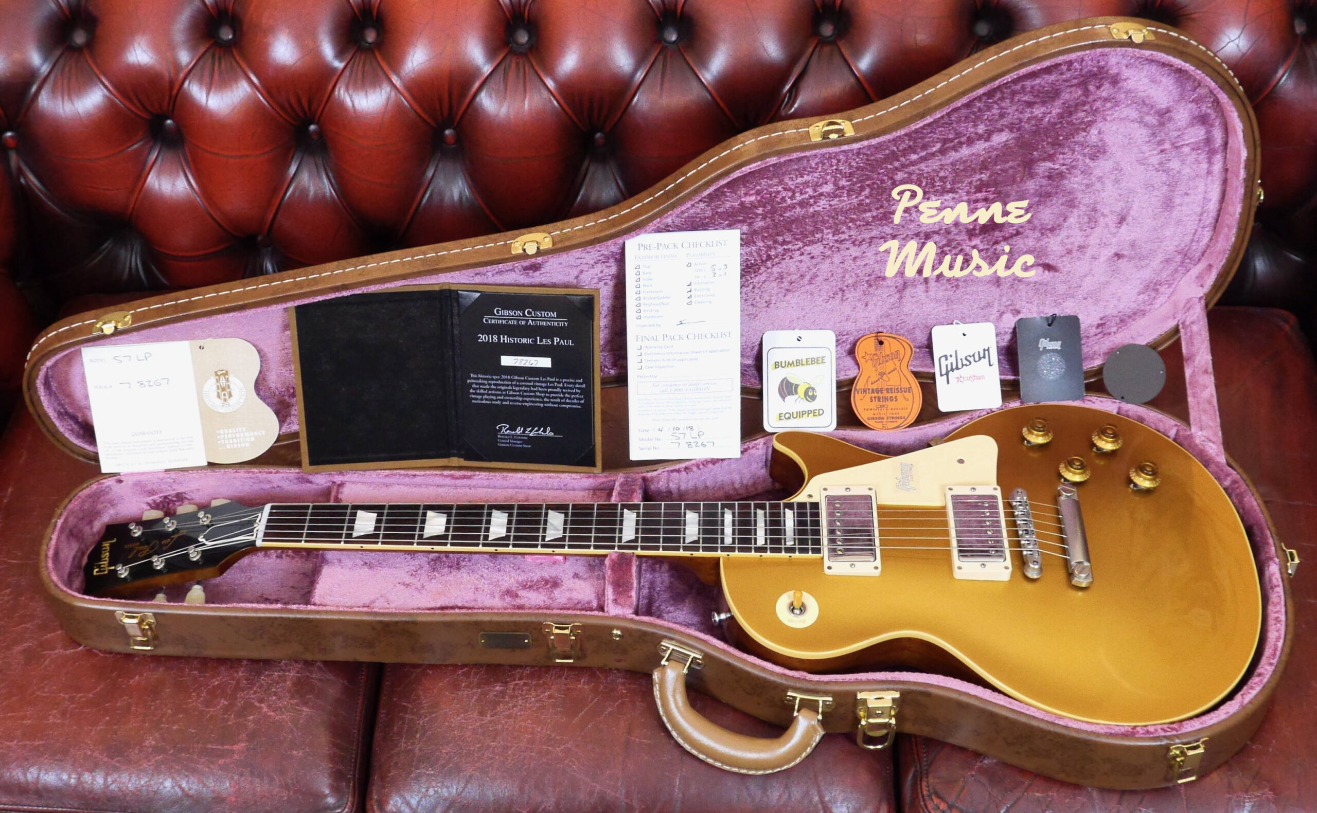 Gibson Custom Shop 1957 Historic Les Paul Goldtop Reissue 10/04/2018 Antique Gold VOS 1