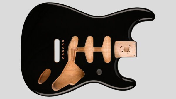 Fender Classic 60 Stratocaster Alder Body Black 0998003706 Made in Mexico SSS Vintage Bridge Mount