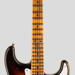 Fender Custom Shop Limited Edition 70th Anniversary 1954 Stratocaster Wide-Fade 2-Color Sunburst Heavy Relic 1