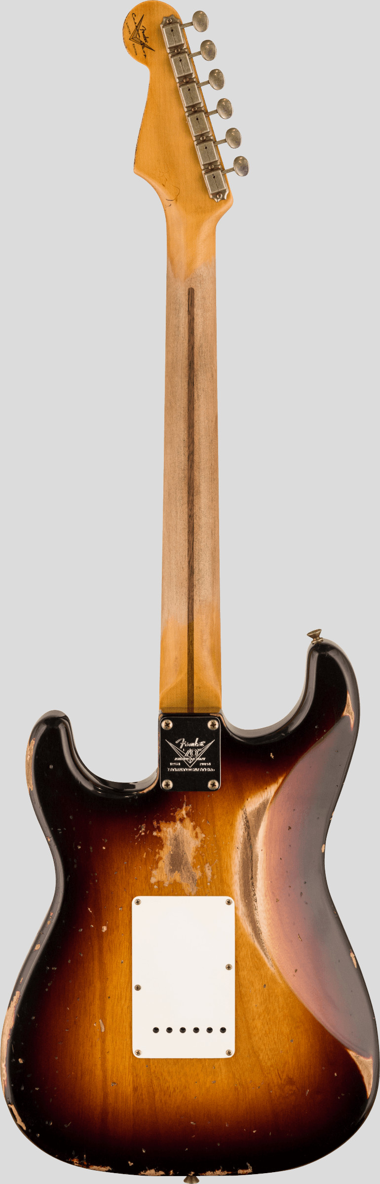 Fender Custom Shop Limited Edition 70th Anniversary 1954 Stratocaster Wide-Fade 2-Color Sunburst Heavy Relic 2