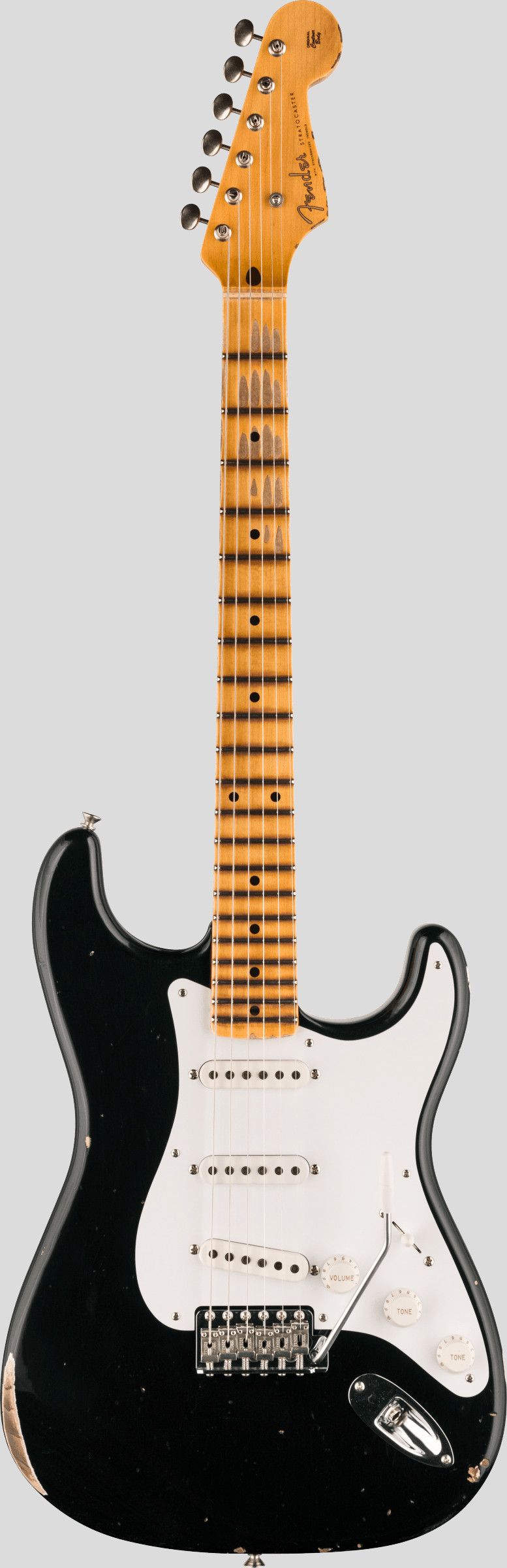 Fender Custom Shop Limited Edition Fat 1954 Stratocaster Aged Black 1