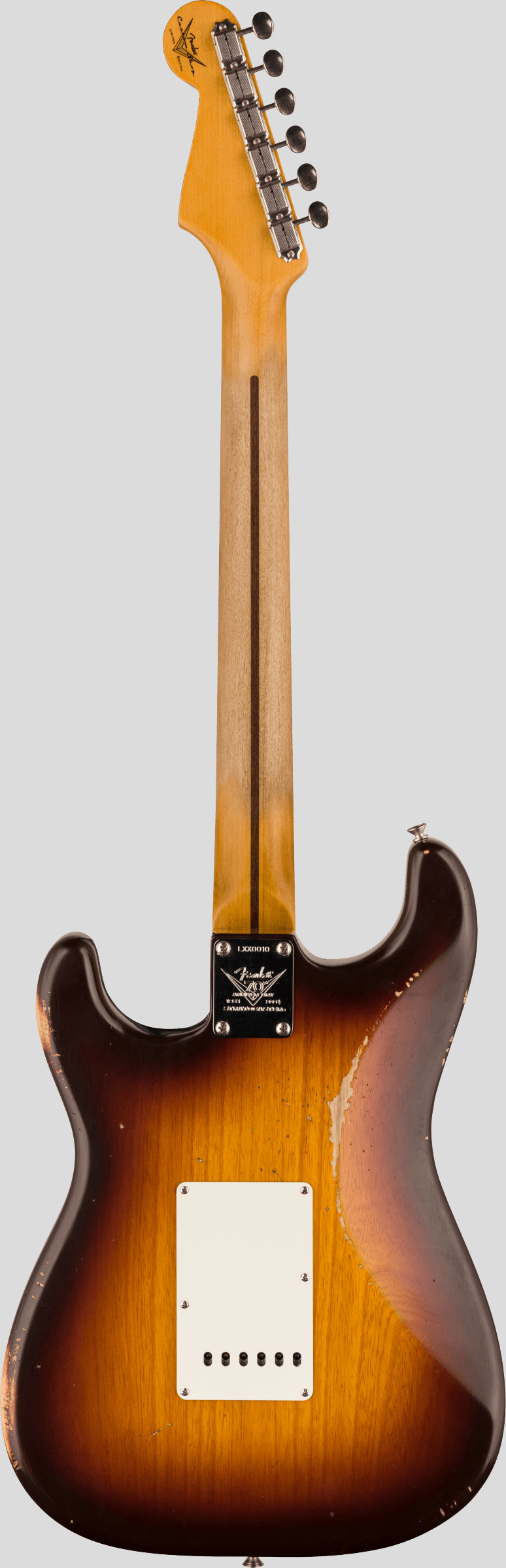Fender Custom Shop Limited Edition Fat 1954 Stratocaster Wide-Fade Chocolate 2-Color Sunburst Relic 2