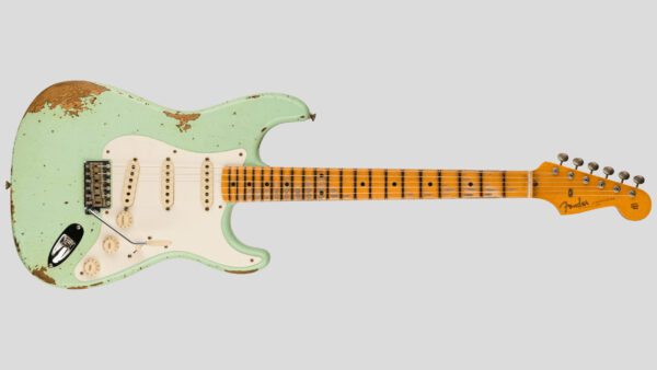 Fender Custom Shop Time Machine 1957 Stratocaster Aged Surf Green Heavy Relic 9236091086