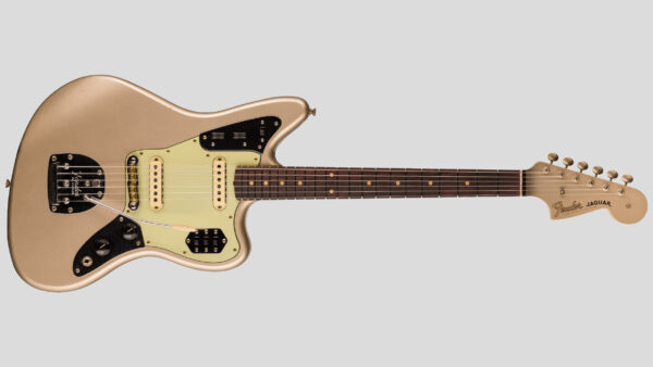 Fender Custom Shop Time Machine 1964 Jaguar Faded Aged Shoreline Gold Journeyman Relic 9236091105
