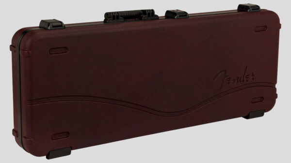 Fender Deluxe Molded Case per chitarra elettrica Stratocaster/Telecaster Wine Red 0996102311