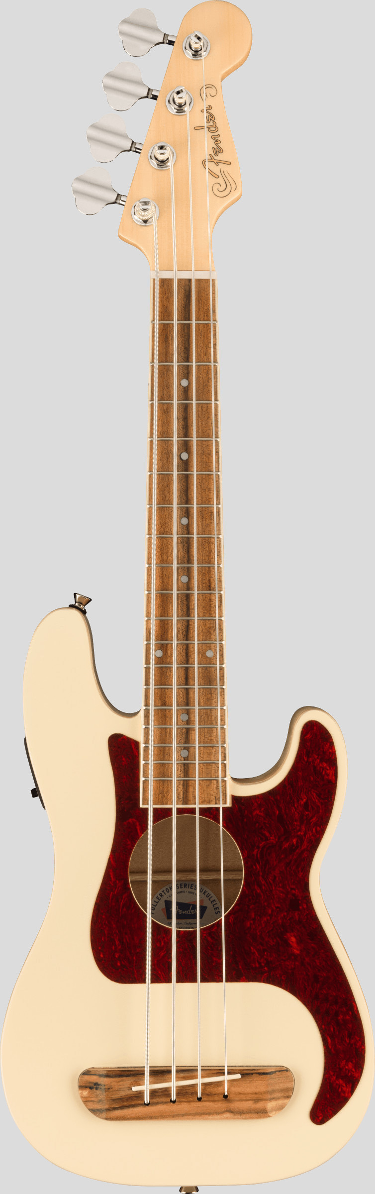 Fender Fullerton Precision Bass Ukulele Olympic White 1
