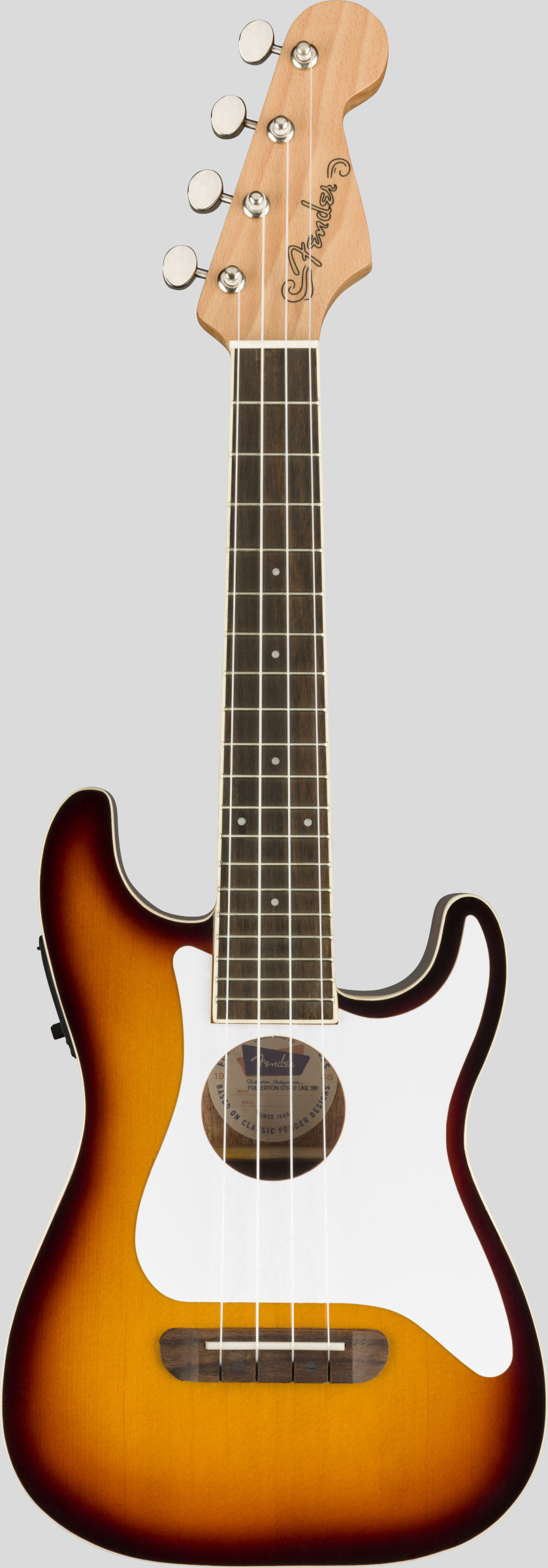 Fender Fullerton Stratocaster Concert Ukulele Sunburst 1