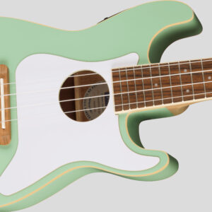 Fender Fullerton Stratocaster Concert Ukulele Surf Green 3