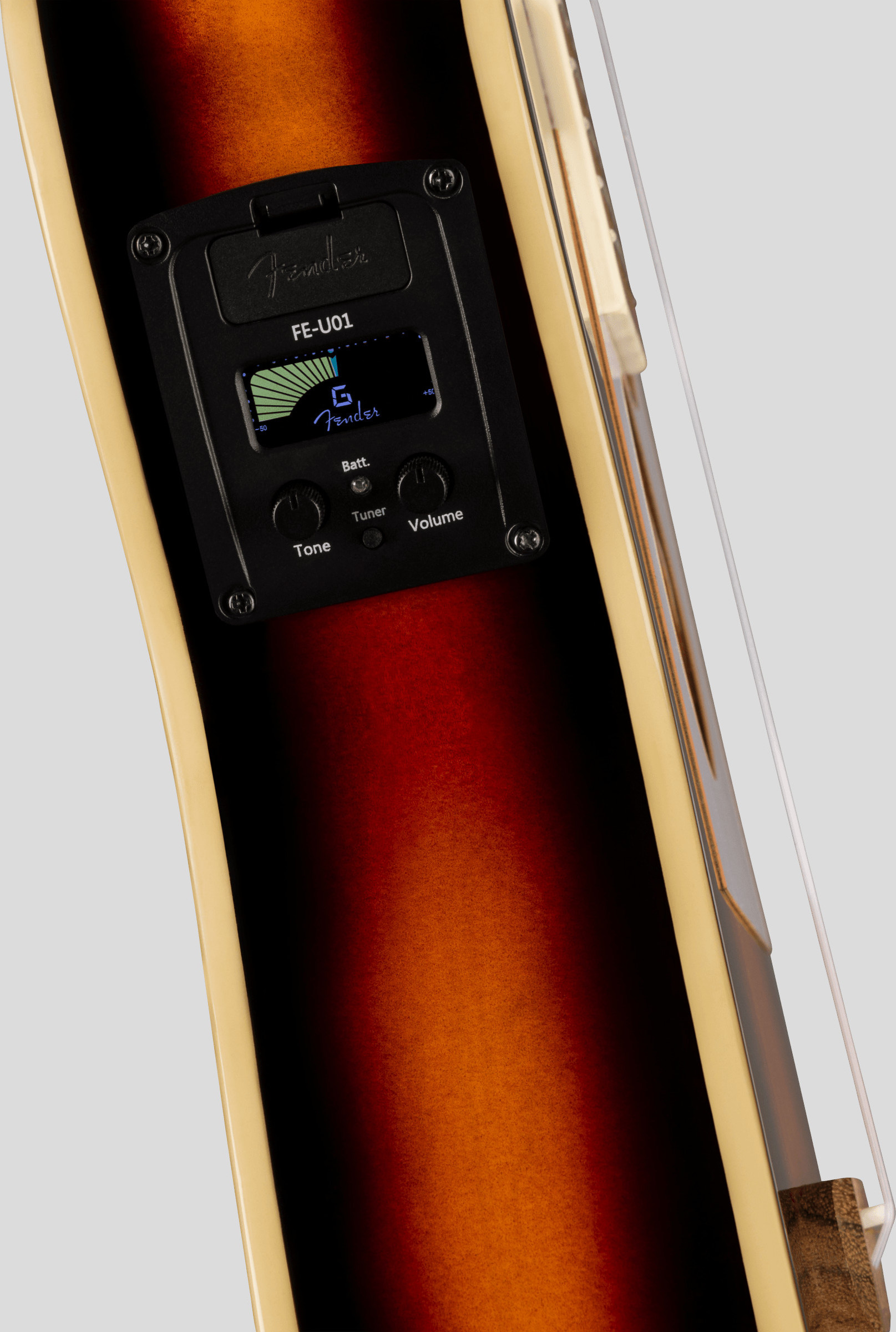 Fender Fullerton Telecaster Concert Ukulele 2-Color Sunburst 4