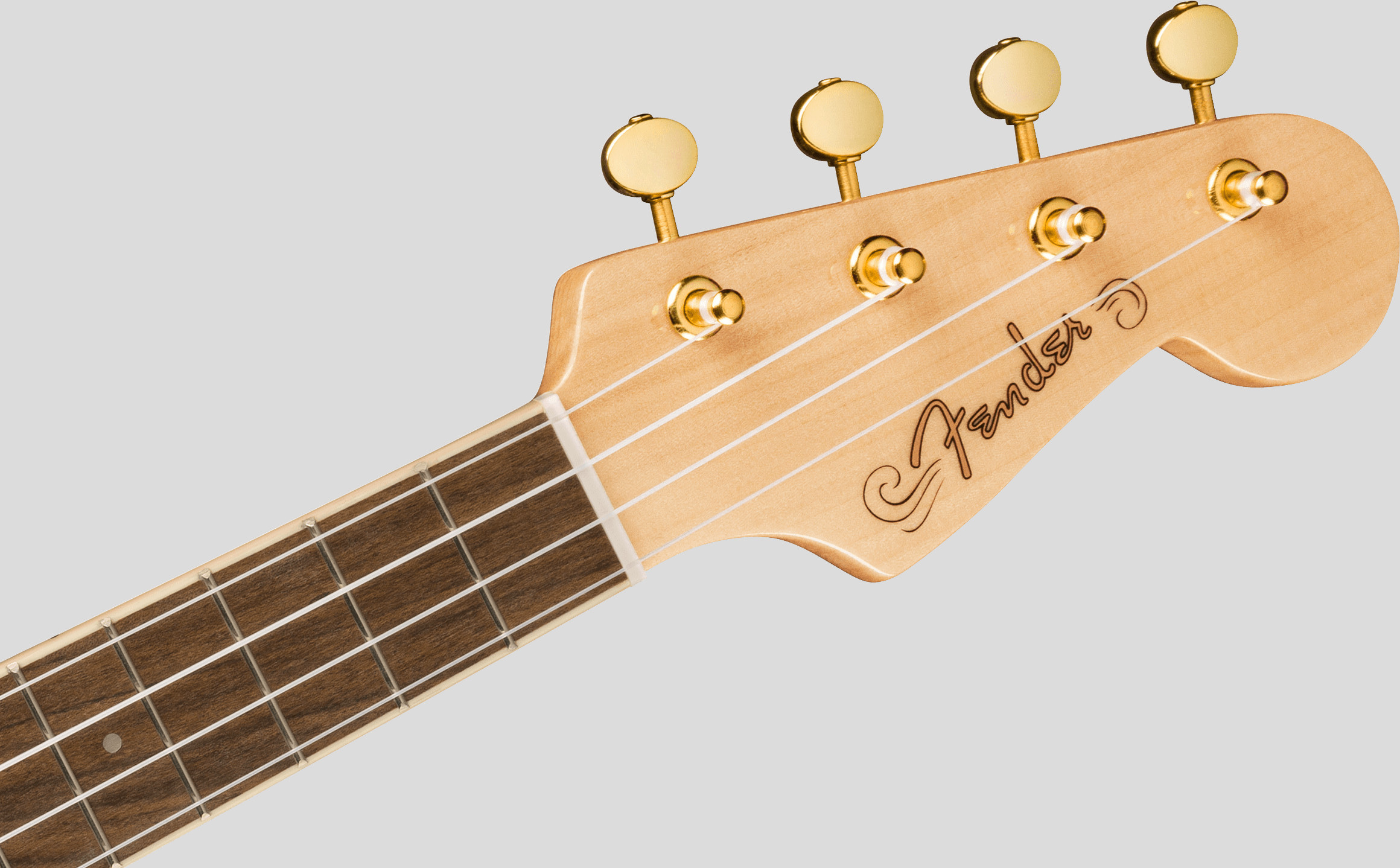 Fender Limited Edition Fullerton Stratocaster Concert Ukulele Fiesta Red 5
