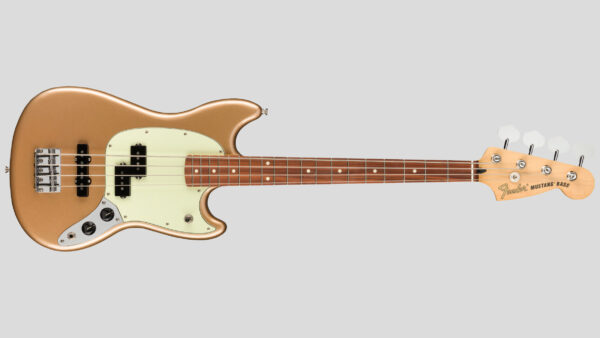Fender Player Mustang Bass PJ Firemist Gold 0144053553 Made in Mexico