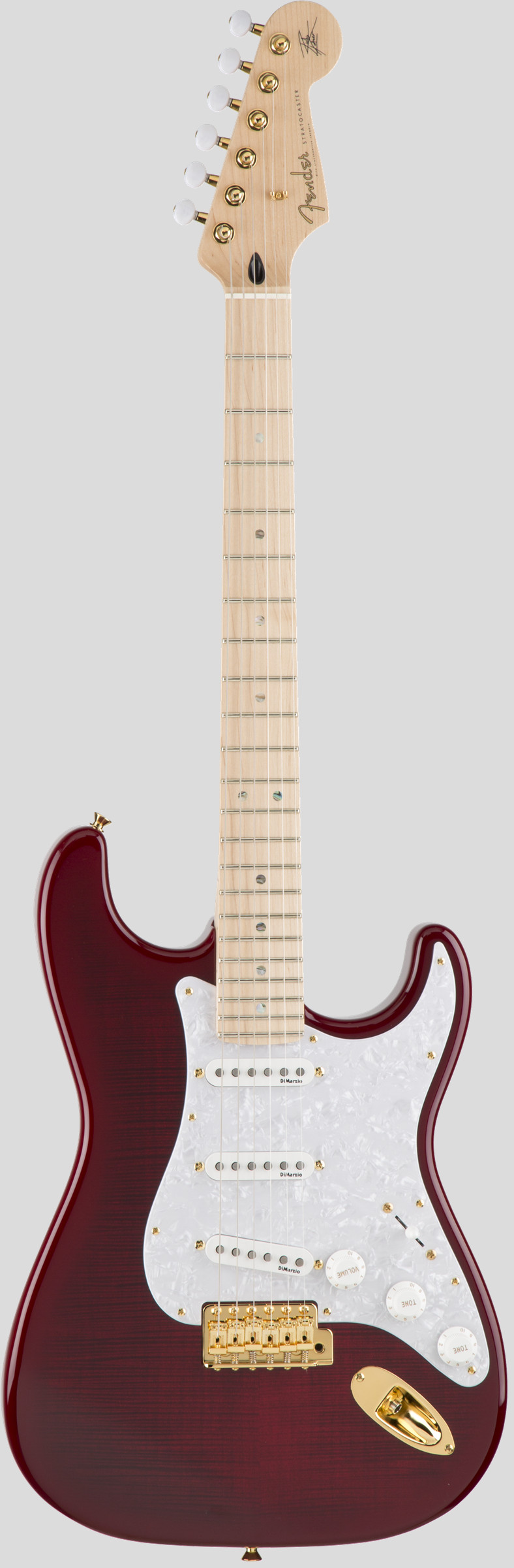 Fender Richie Kotzen Stratocaster Transparent Red Burst 1