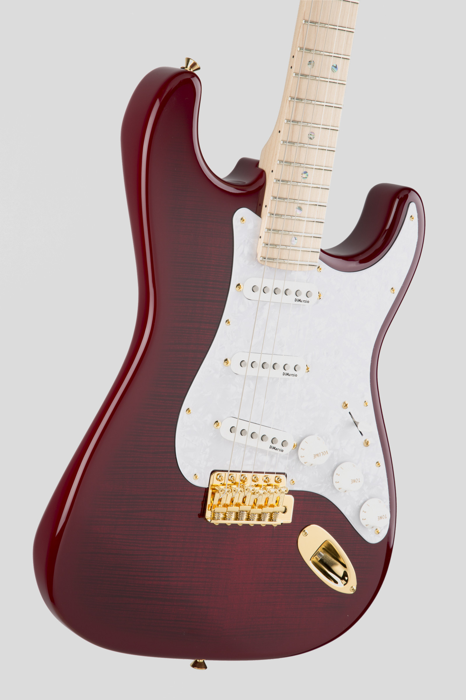 Fender Richie Kotzen Stratocaster Transparent Red Burst 4