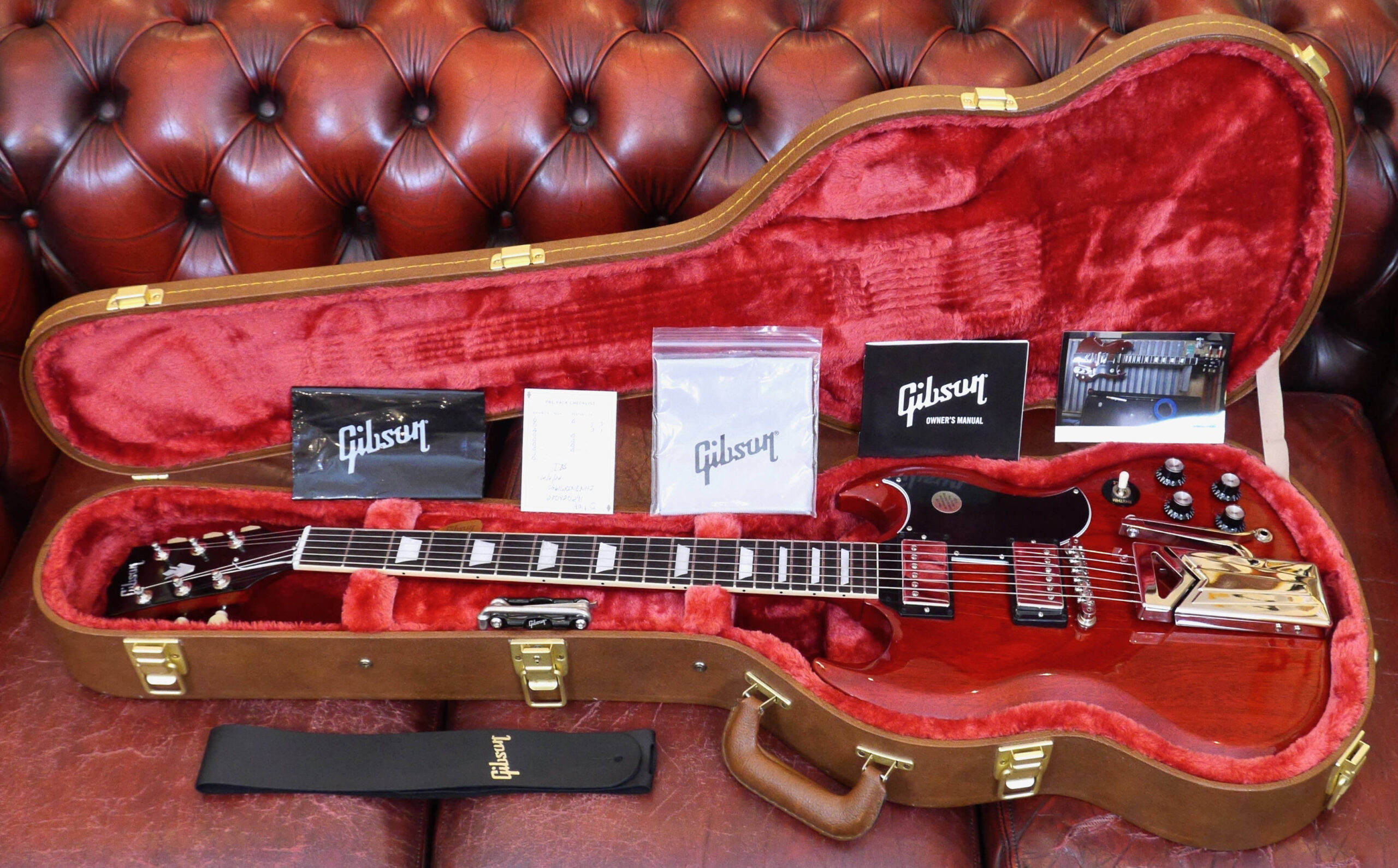 Gibson SG Standard 61 Sideways Vibrola 02/12/2022 Vintage Cherry 1