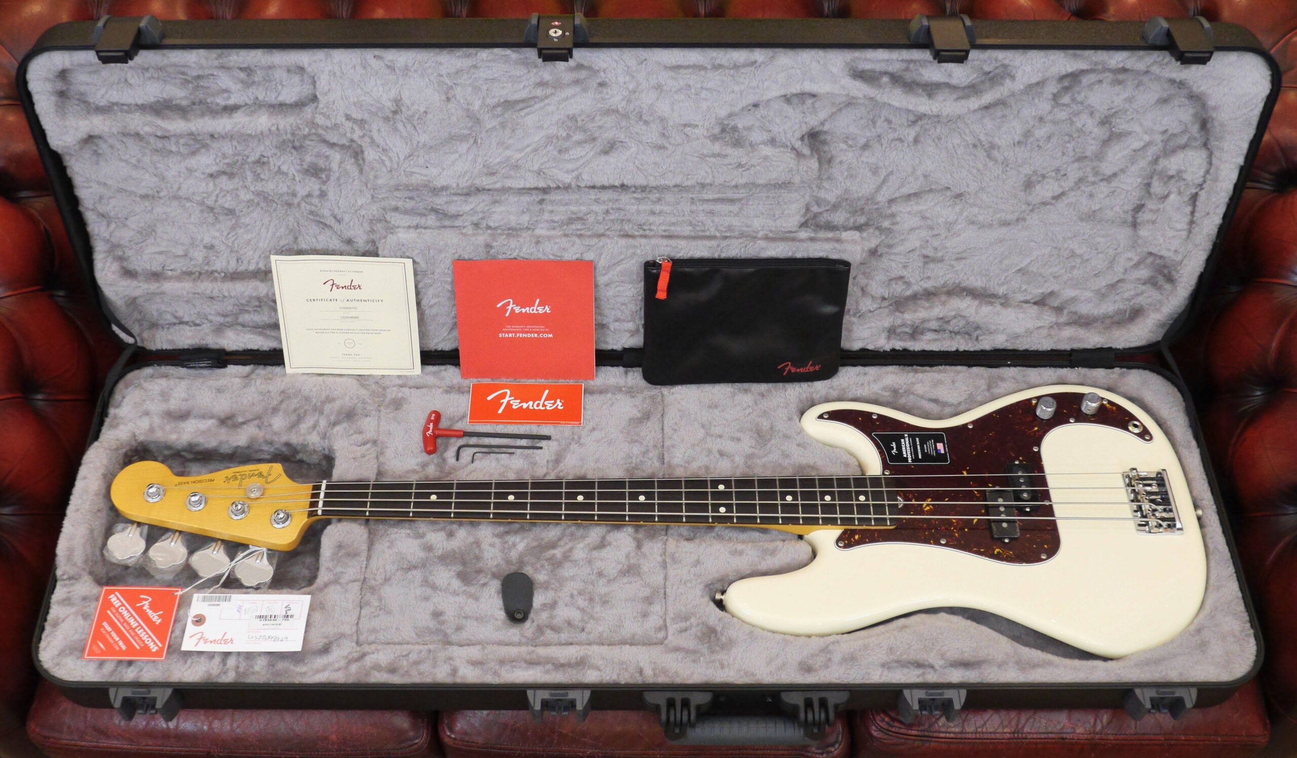 Fender American Professional II Precision Bass 2022 Olympic White RW 1