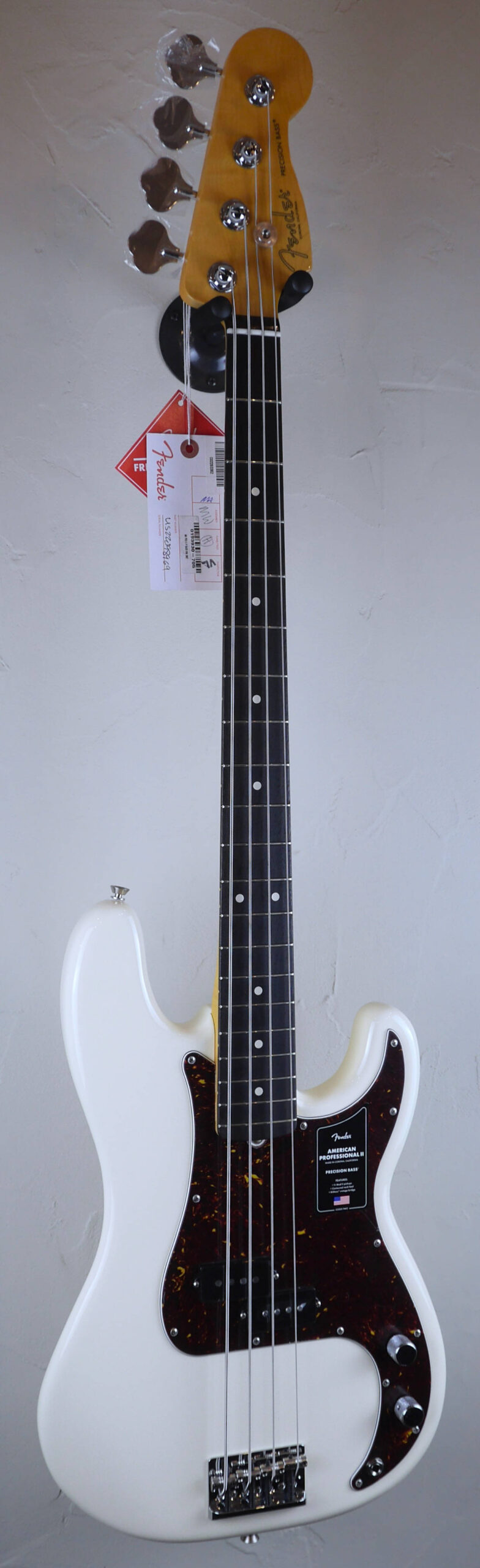 Fender American Professional II Precision Bass 2022 Olympic White RW 2
