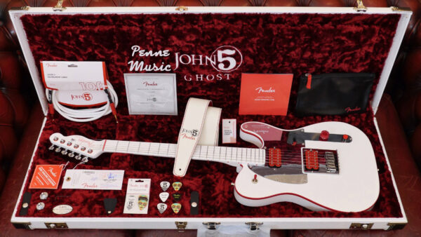 Fender Limited Edition John 5 Ghost Telecaster Arctic White #293 of 600 0111052880 Made in Usa