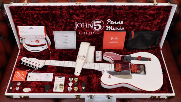 Fender Limited Edition John 5 Ghost Telecaster Arctic White #303 of 600 0111052880 Made in Usa