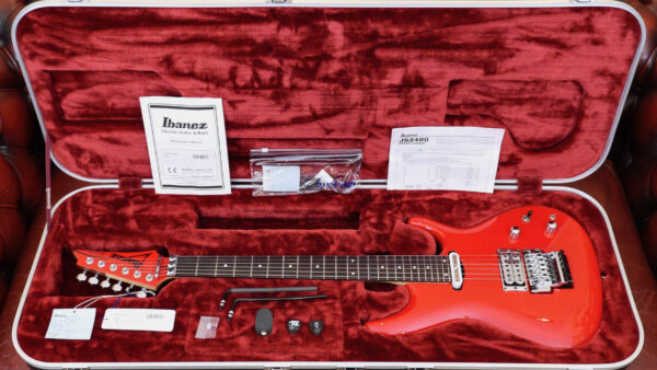 Ibanez Joe Satriani JS2480 2017 Muscle Car Red JS2480-MCR inclusa custodia rigida