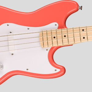 Squier by Fender Sonic Bronco Bass Tahitian Coral 3
