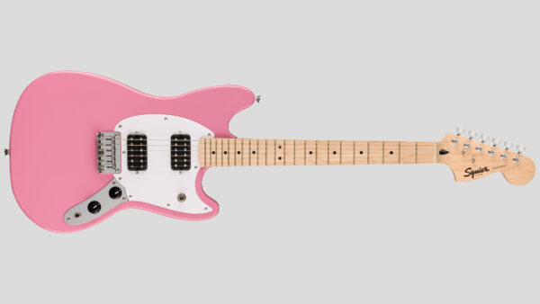 Squier by Fender Sonic Mustang HH Flash Pink 0373702555 con custodia Fender in omaggio