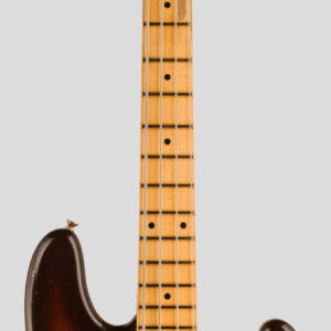 Fender Custom Shop Time Machine 1958 Precision Bass Super Faded Aged Chocolate 3-Color Sunburst Relic 1