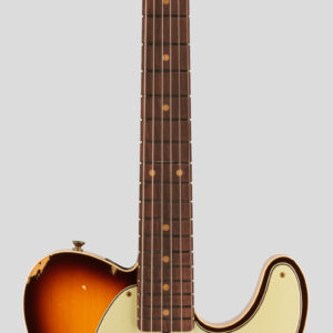 Fender Custom Shop Time Machine 1960 Telecaster Super Faded Aged Chocolate 3-Color Sunburst Heavy Relic 1